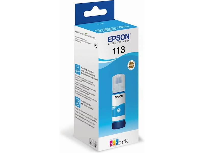 Epson Ink 113 Ecotank Cyan Bläckpatron