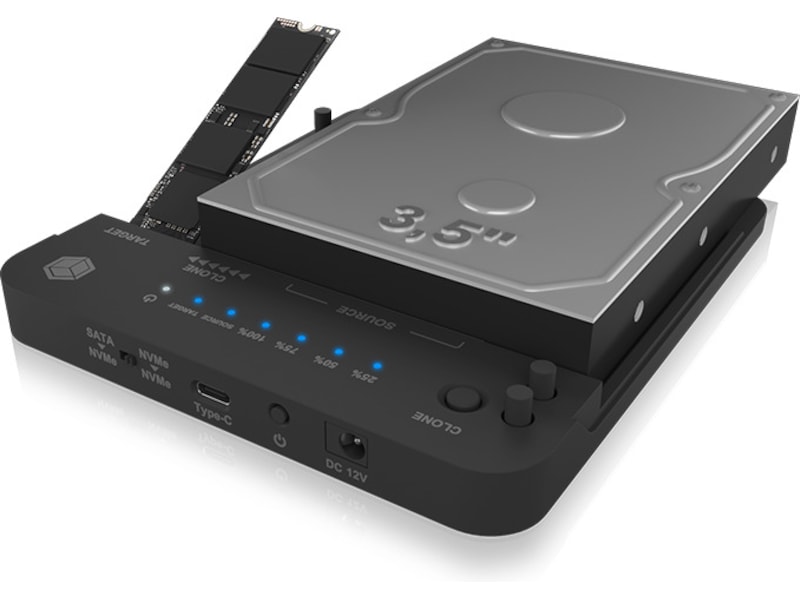 Icy Box Clone- & DockingStation IB-2913MCL-C31 Dockningsstationer