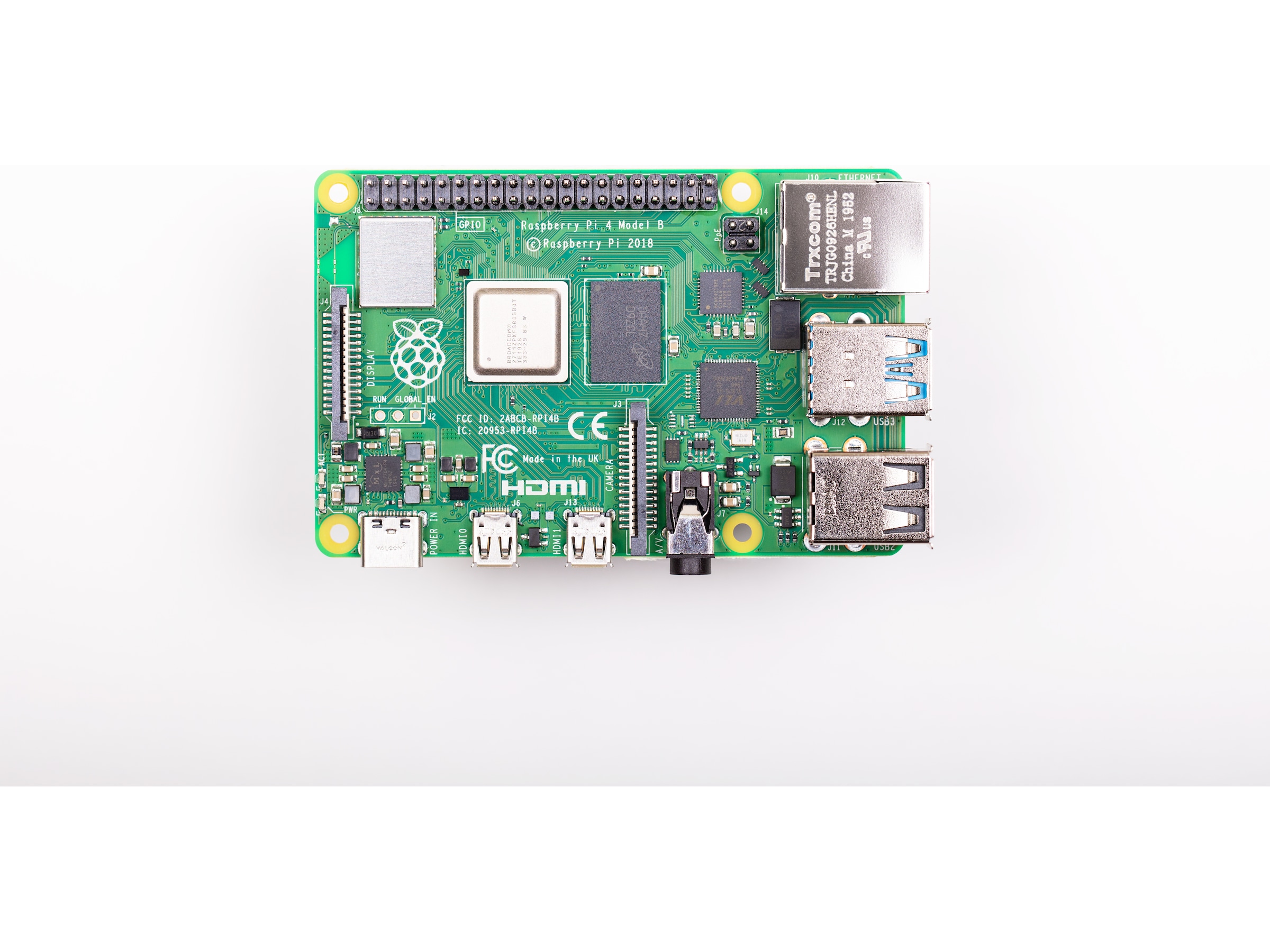 Raspberry Pi 4 Model B, 8GB RAM Integrerad CPU