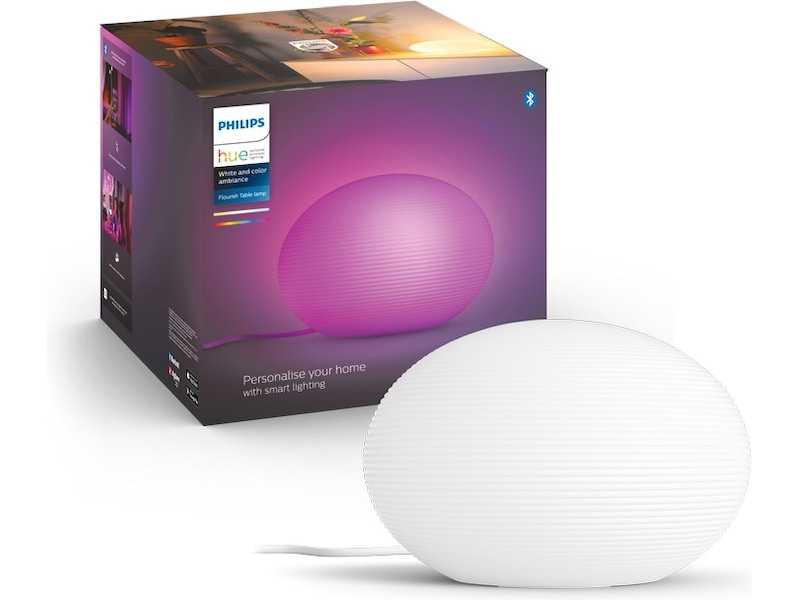 Philips Hue Flourish bordslampa,9,5W 230V (vit) Bordslampa