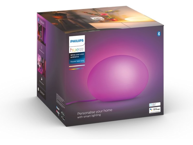 Philips Hue Flourish bordslampa,9,5W 230V (vit) Bordslampa