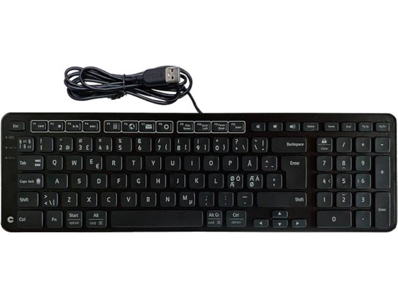 Contour Balance tangentbord (svart) Tangentbord