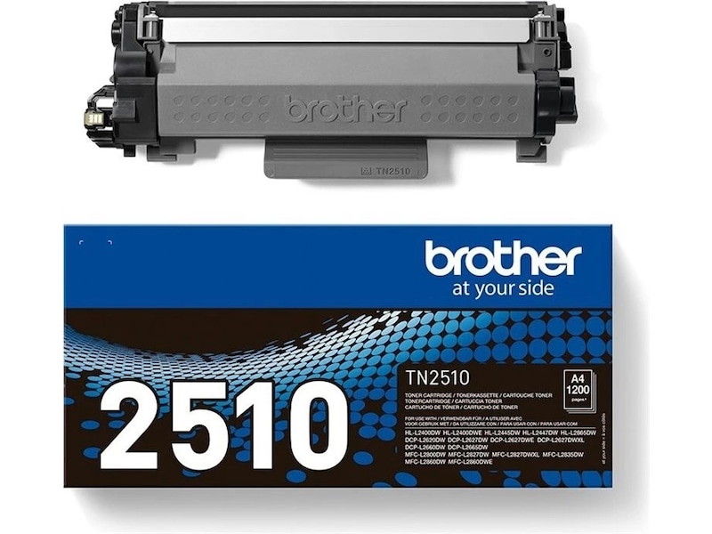 Brother toner TN2510 svart Lasertoner