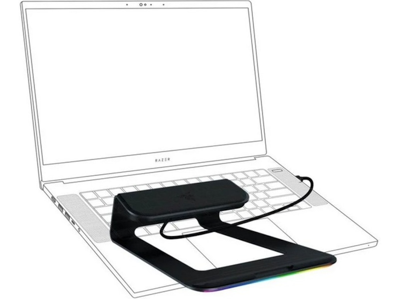 Razer Laptop Stand Chroma V2 Gaming desk Komplett.se