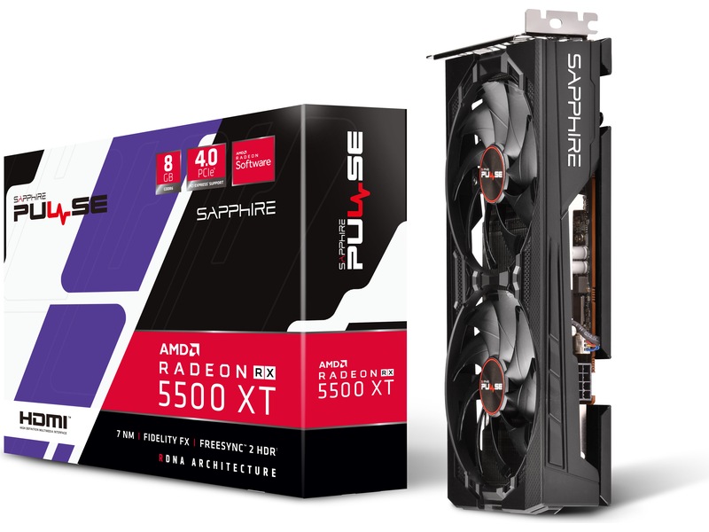 Sapphire Radeon Rx 5500 Xt Pulse 8gb Grafikkort Komplett Se