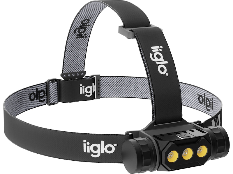 iiglo Pannlampa 2 000 lumen, 18650 batteri Pannlampor & ficklampor