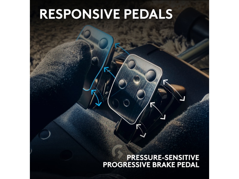 Logitech G923 Driving Force Racing PS4/PS5/PC Ratt och pedaler