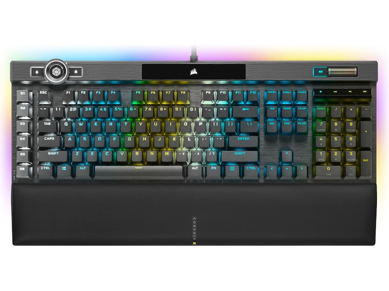 CORSAIR K100 RGB Optical-Mechanical Gaming Keyboard (mörkgrå) Gamingtangentbord