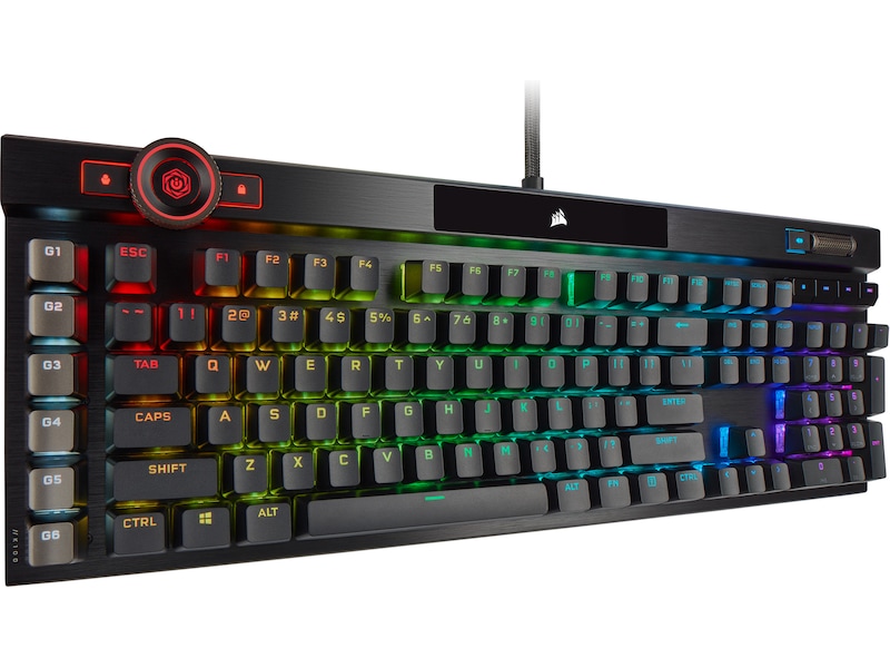 CORSAIR K100 RGB Optical-Mechanical Gaming Keyboard (mörkgrå) Gamingtangentbord