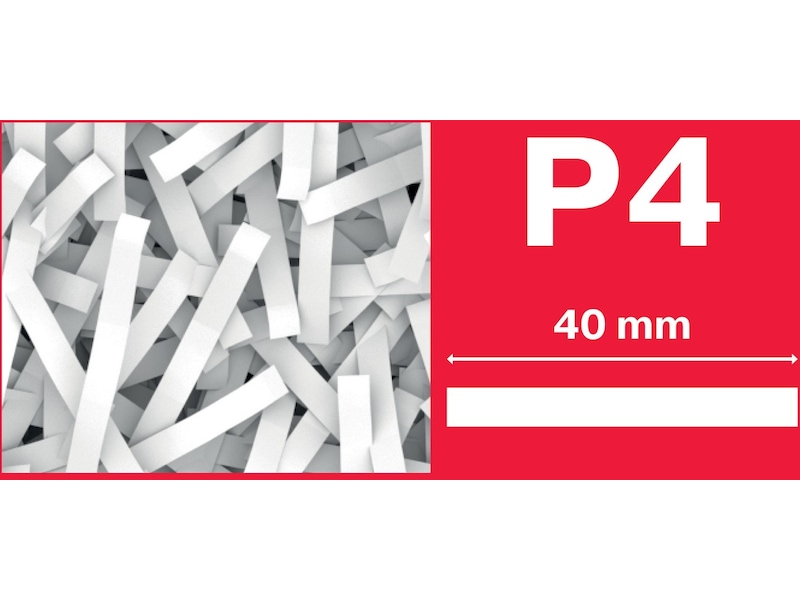 Rexel Shredder ProMax QS RSX1035 korsskärning P4 Dokumentförstörare