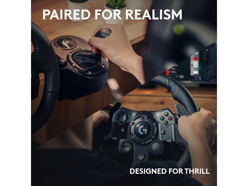 Logitech G923 och Driving Force Shifter Bundle Ratt och pedaler