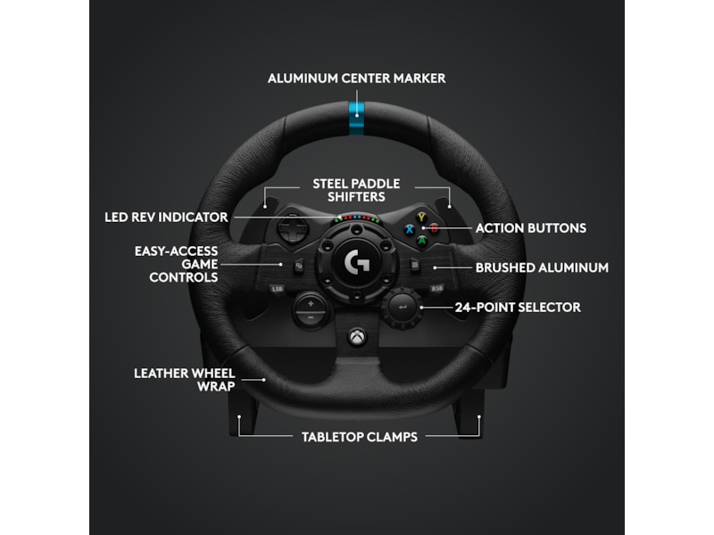 Logitech G923 och Driving Force Shifter Bundle Ratt och pedaler