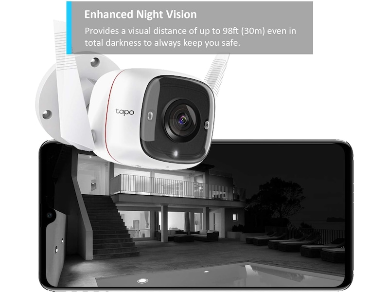 TP-Link Tapo C310 WiFi Camera Outdoor (vit) Övervakningskamera