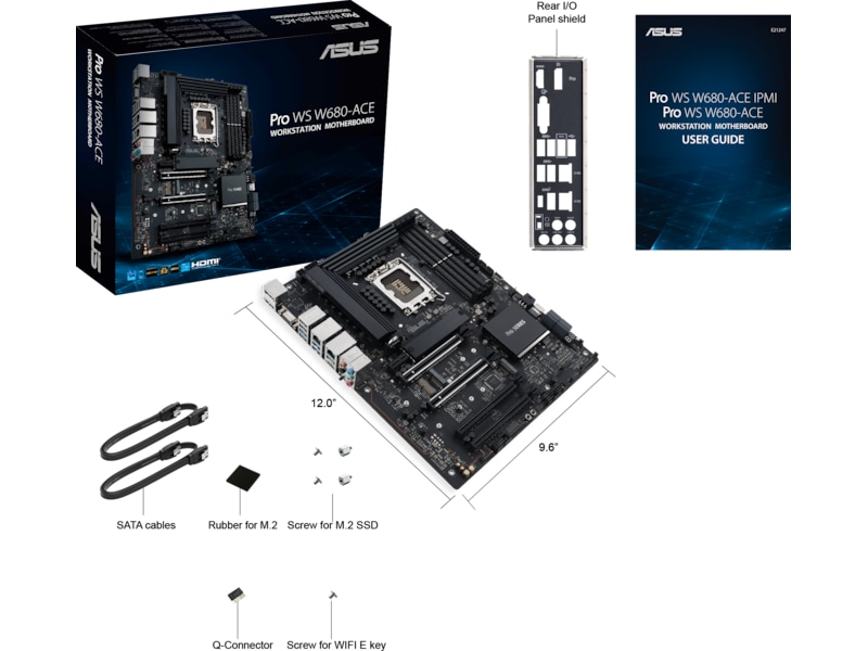 ASUS PRO WS W680-ACE Moderkort Intel Socket