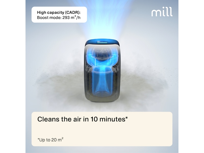 Mill Silent Pro Compact luftrenare + Sense Bundle Luftrenare