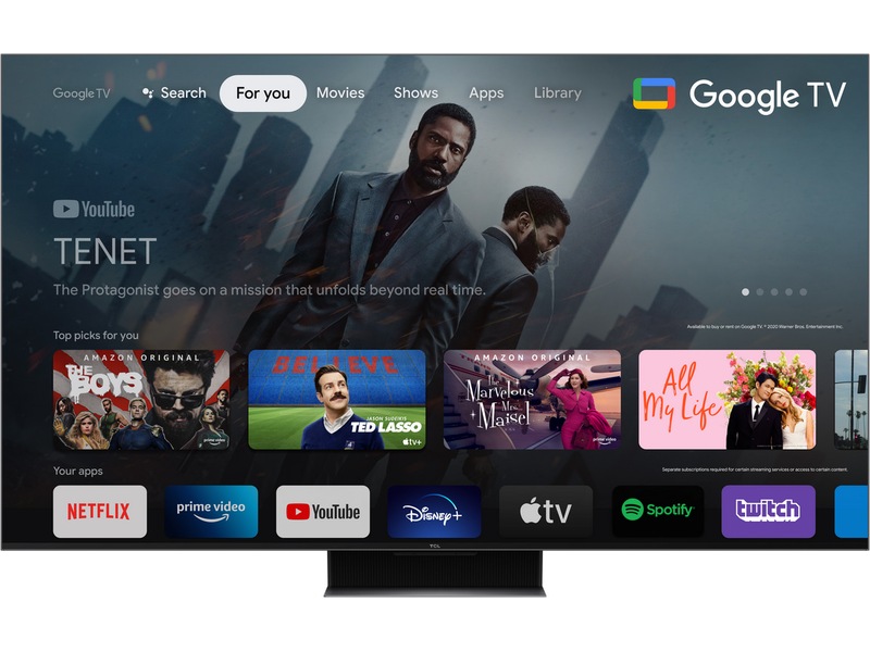 TCL 75" C849 Mini LED 4K Google TV 144Hz 70 - 79 tums TV