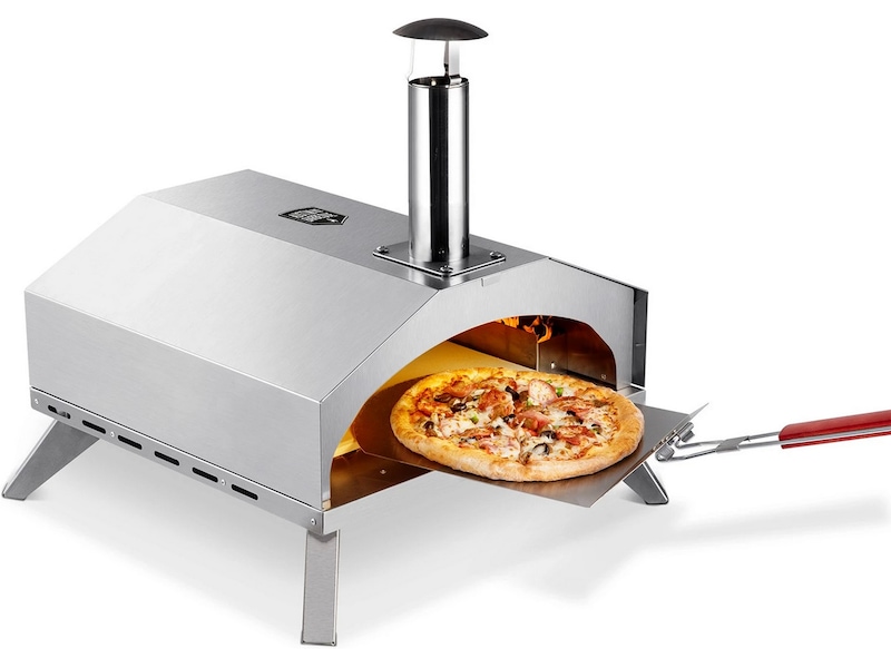Austin and Barbeque AABQ 12" Gaseldad pizzaugn (rostfritt stål) Pizzaugnar