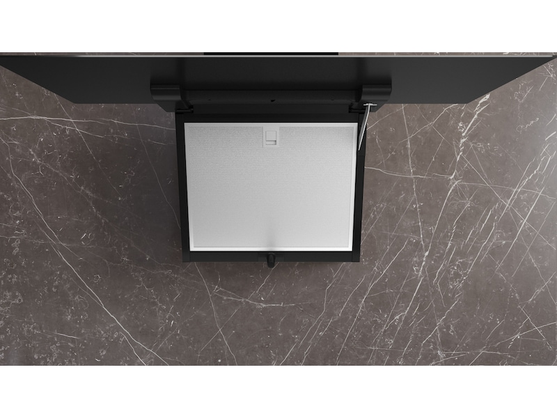 Siemens iQ300 LC87KFN60 Ventilator (svart) Väggmonterad köksfläkt