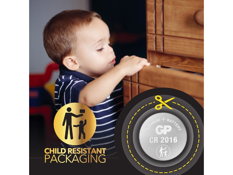 GP Lithium CR2450 batteri, 2-pk Batterier för allmänt bruk