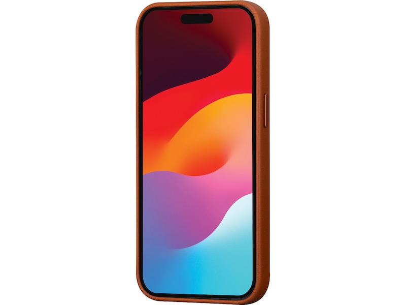 dbramante1928 iPhone 15 Plus Roskilde läderskal (brun) Mobilskal