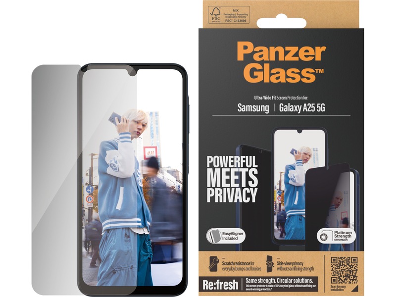 PanzerGlass Galaxy A25 5G Privacy skärmskydd Skärmskydd mobiltelefon
