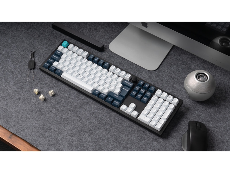Keychron Q6 MAX 100% trådlös tangentbord Brown Switches Gamingtangentbord