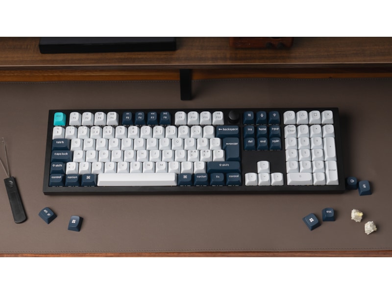 Keychron Q6 MAX 100% trådlös tangentbord Brown Switches Gamingtangentbord
