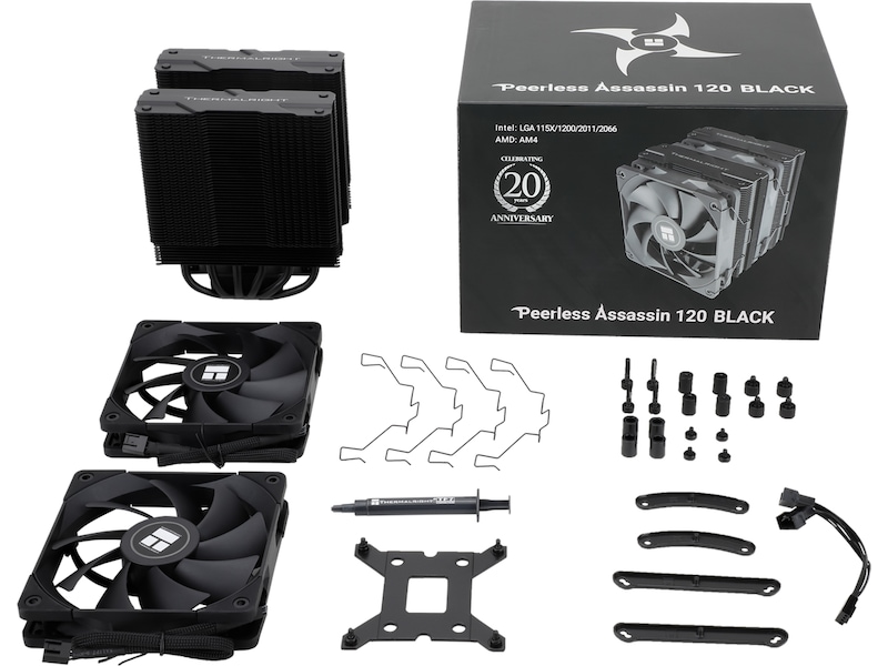Thermalright Peerless Assassin 120 Kylare (svart) CPU - Luftkylning