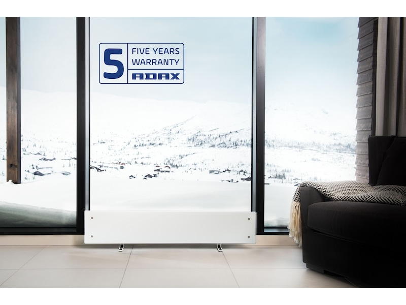 Adax Clea L WiFi Glas Panelelement 1000W (vit) Panelelement