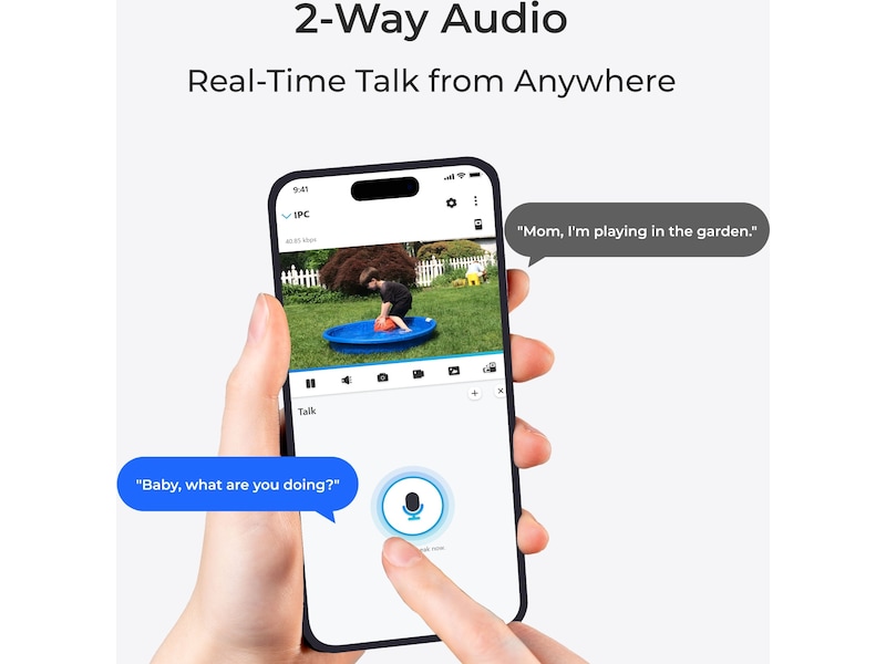 Reolink Argus PT Ultra 4K wireless övervakningskamera utomhus Övervakningskamera