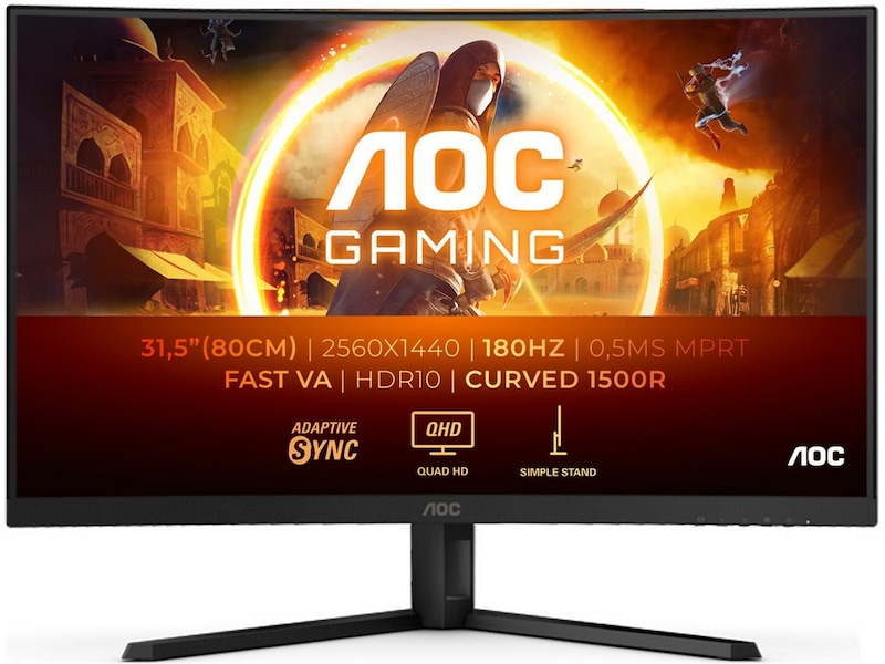 AOC 32" curved gamingskärm CQ32G4VE Gamingskärmar