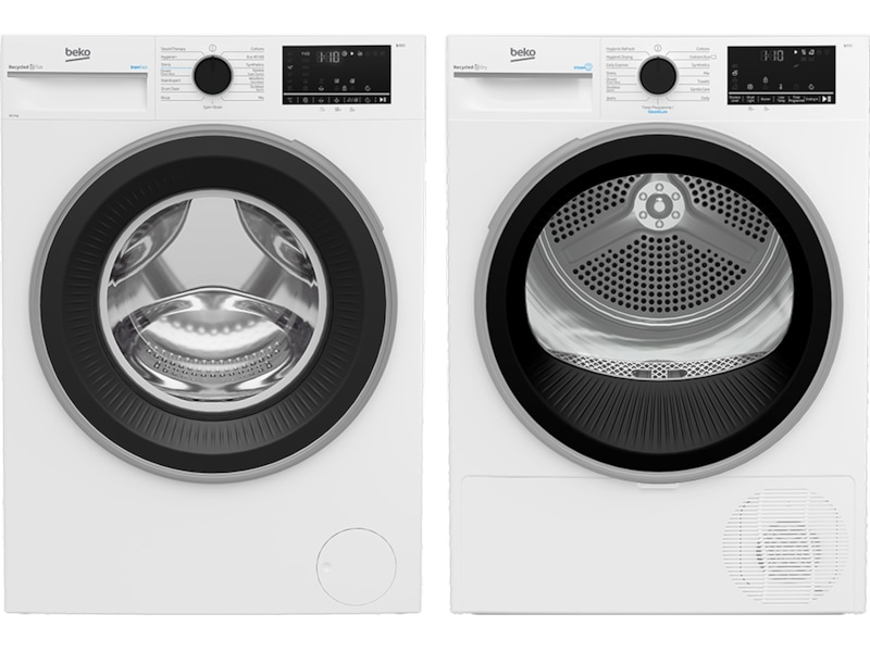 Beko B3WU4105415W 10,5 kg Tvättmaskin + 10 kg torktumlare Tvättmaskin