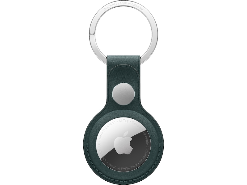 Apple AirTag FineWoven-nyckelring (mörkgrön) Bluetooth tracker & GPS