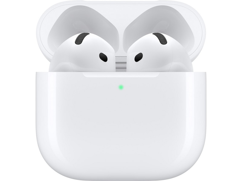 Apple AirPods 4 Aktiv brusreducering trådlösa hörlurar, In-ear (vit) In-ear hörlurar