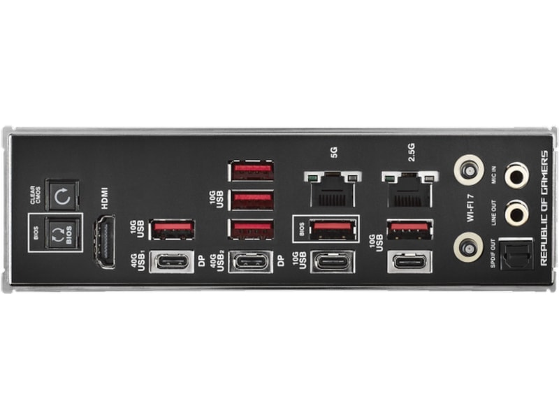 ASUS ROG Crosshair X870E Hero Moderkort AMD Socket