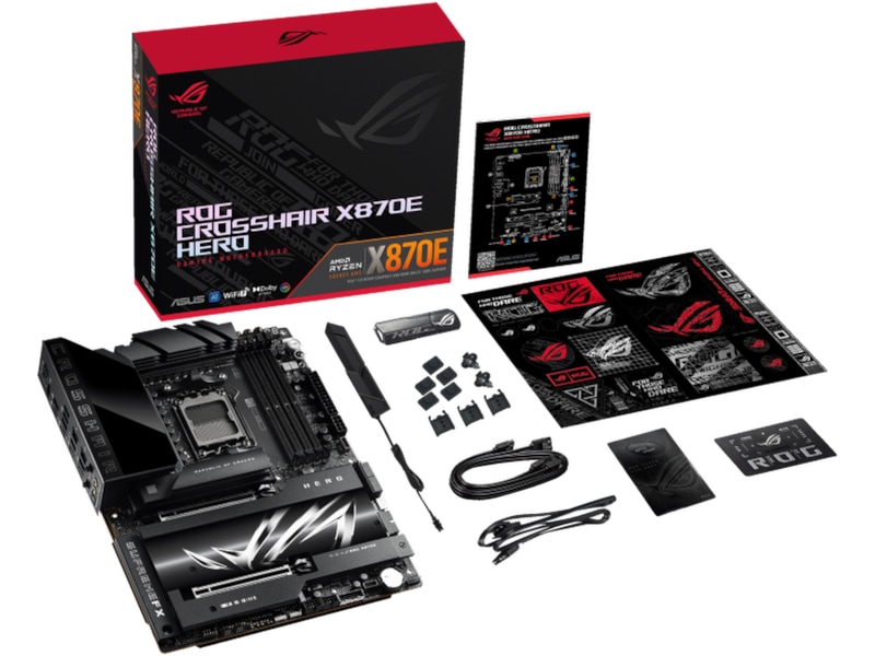 ASUS ROG Crosshair X870E Hero Moderkort AMD Socket
