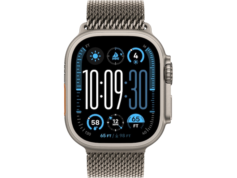 Apple Watch 49mm Titanium Milanese Loop (natural) Armband