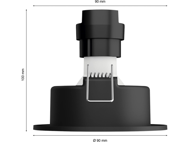 Philips Hue Centura infälld spotlight R (aluminium) Taklampa