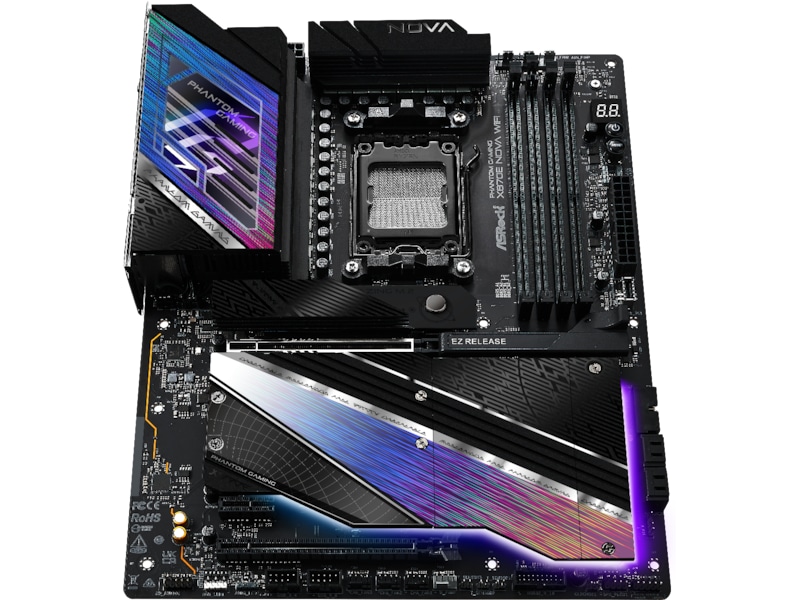 ASRock X870E Phantom Gaming Nova WiFi Moderkort AMD Socket