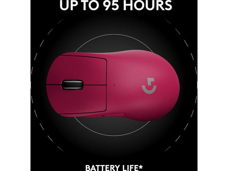 Logitech G Pro X Superlight 2 DEX trådlös gamingmus (rosa) -B-Grade Demo mus