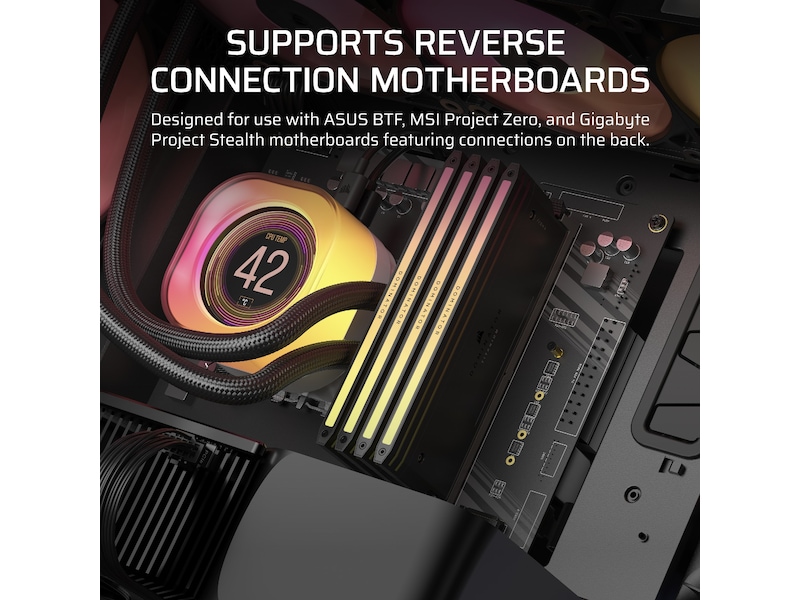 Corsair 5000T Tempered Glass Mid Tower (svart) Midi tower