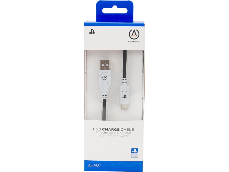 PowerA USB-C kabel för PS5 (svart/vit) USB-kablar