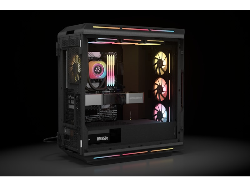 Corsair RMe Series RM850e PSU (svart) Nätaggregat