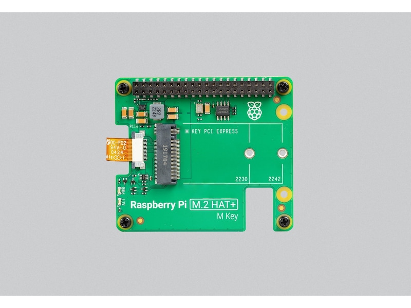 Raspberry Pi M2 Hat+ Raspberry Pi 5 Tillbehör
