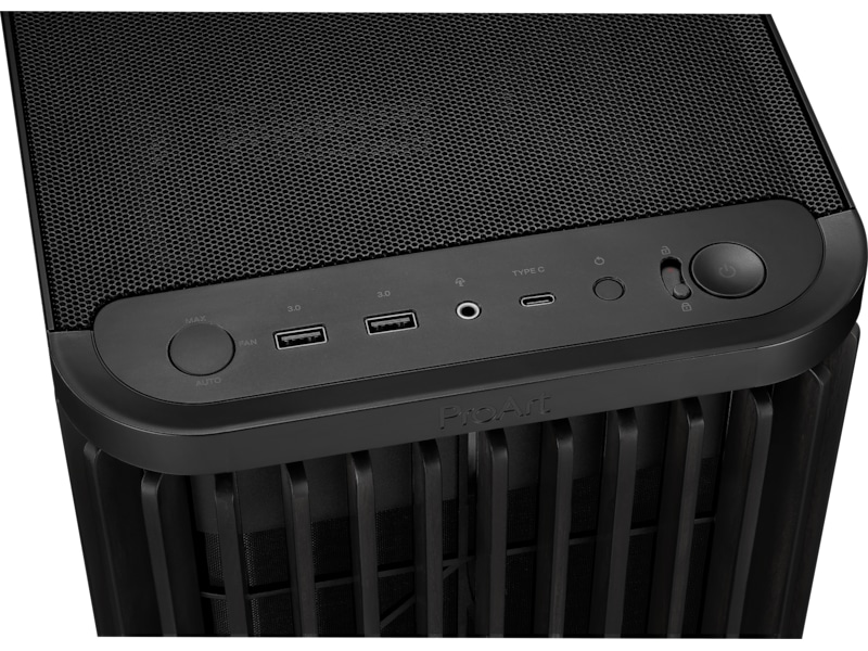 Asus Proart PA401 Wood TG PWM Mid Tower (svart) Midi tower