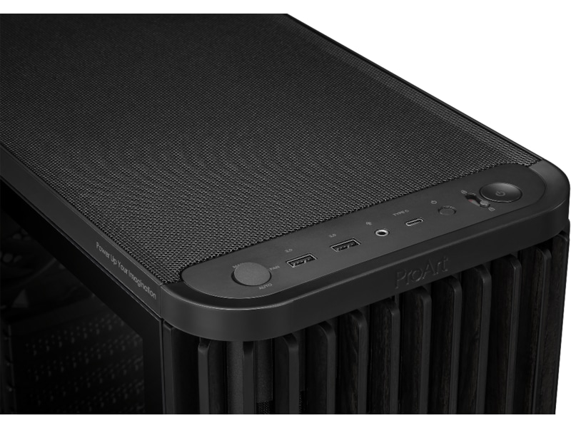 Asus Proart PA401 Wood TG PWM Mid Tower (svart) Midi tower