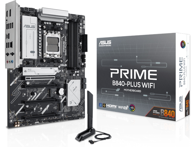 ASUS PRIME B840-PLUS WIFI Moderkort AMD Socket