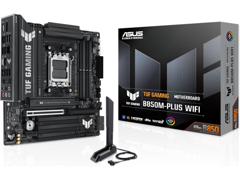 ASUS TUF GAMING B850M-PLUS WIFI Moderkort AMD Socket