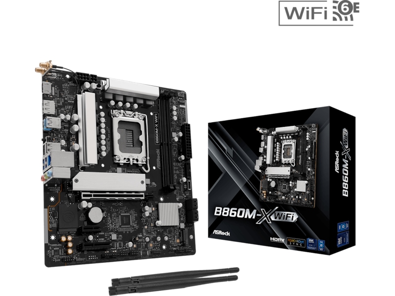 ASRock B860M-X WiFi Moderkort Intel Socket