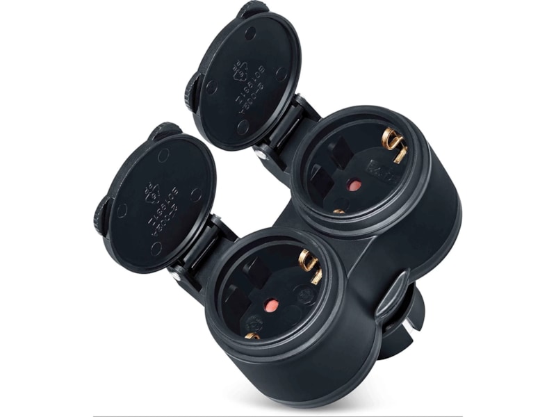 Andersson Splitter Plug strömförgrenare Förlängningskabel & förgrening